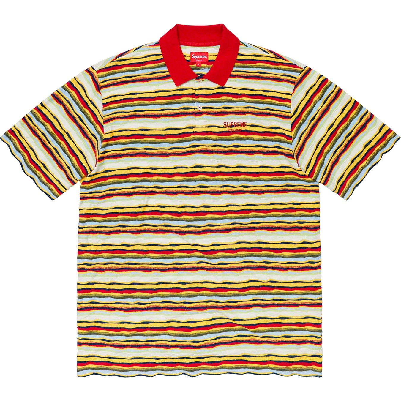 Textured Stripe Polo view 3
